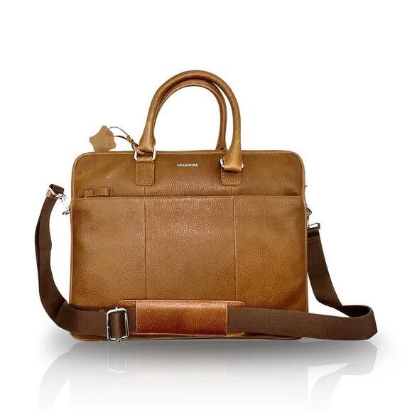 Genuine Leather Laptop Bag // Carry On Bag // Travel Bag